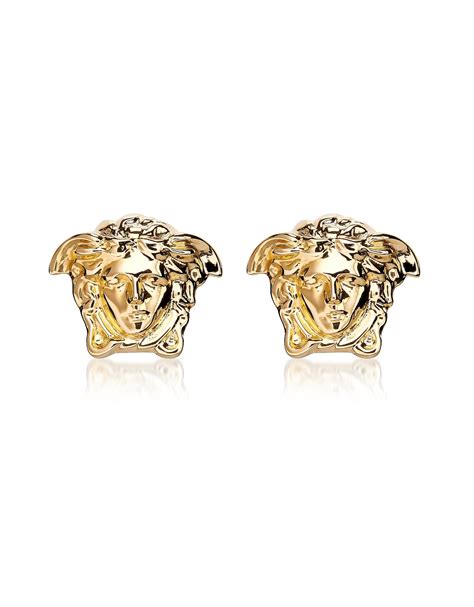 versace medusa stud earrings|medusa head earrings price.